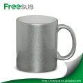 Customed silver mug dye sublimation mugs wholesale